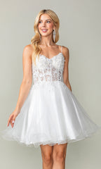 Short Pastel Homecoming Dress 3341