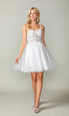 Short Pastel Homecoming Dress 3341