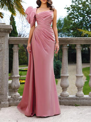 Tight/Straight Shoulder to Floor Prom Dress