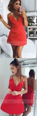 Sexy V Neck Mini Prom Dress/Hot Cocktail Homecoming Gown
