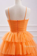 Keyhole A-Line Homecoming Dress with Ruffle