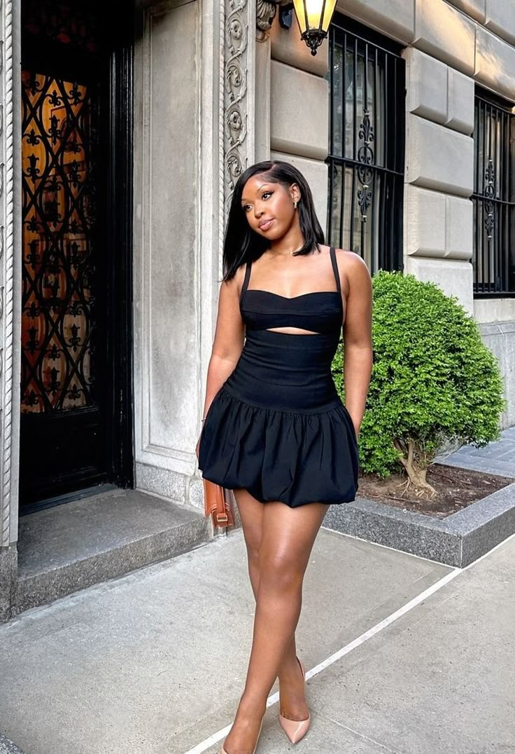 Black Straps A-Line Short Party Dresses Homecoming Dresses Birthday Dress, HZ0319