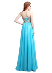 Chic Prom Dress With Beadings