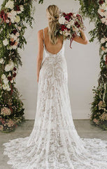 Long Sleeves Wedding Dresses,Lace Wedding Dress