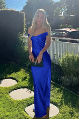 Long Prom Dresses Elegant Off the Shoulder Formal Evening Gowns