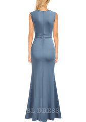 Mermaid V-Neck Elegantes formal dresses Bridesmaid Dresses evening gown Prom Dress