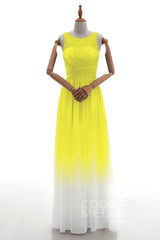 Sheath Floor Length Chiffon Lace Bridesmaid Dress Formal Dresses BD160002