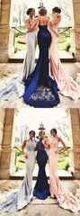 Mermaid Prom Dress, Bridesmaid Dresses, Graduation School Party Dress, Winter Formal Dress