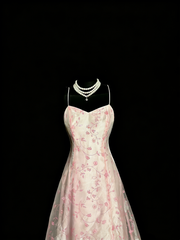 Beauty Prom Dress Light Pink Spaghetti Straps Tulle Party Dress Evening Dress Wedding Guest Dress HZ0319