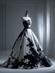 Charming Ball Gown Strapless Prom Dresses Evening Gala Gown Quinceanera Dress HZ0319