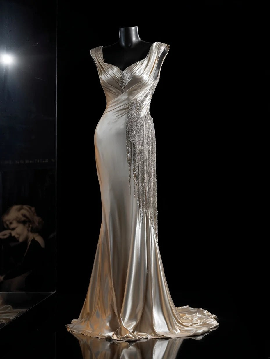 Gorgeous Satin Prom Dress Sweetheart Beading Pleated Mermaid Formal Dresses Evening Dress Gala Gown HZ0319