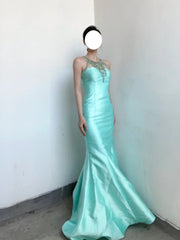 Charming Prom Dress Crew Neck Mermaid Gala Evening Gown Dress Birthday Party Outfits HZ0319