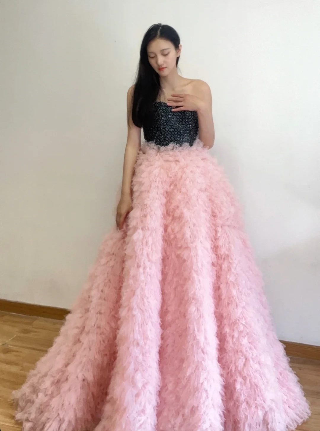 Stunning Prom Dress Sweetheart Pleated Gala Evening Gown Dress Birthday Party Outfits HZ0319