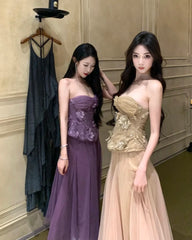 Elegant Prom Dress Sweetheart Pleated Tulle Gala Evening Gown Dress Birthday Party Outfits HZ0319
