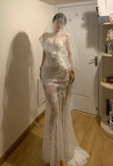 Elegant Prom Dress Sweetheart Pleated Wedding Dress Gala Gown Evening Dresses HZ0319