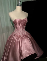 Beauty Prom Dress Sweetheart Beading Pleated Evening Dresses Birthday Party Outfits Gala Gown HZ0319
