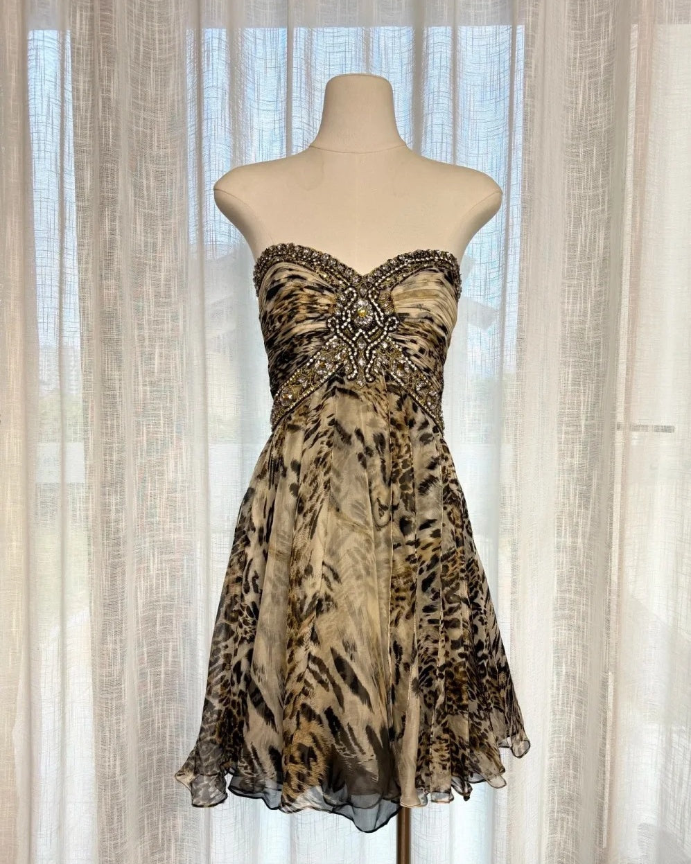 Stunning Prom Dress Sweetheart Print Cocktail Outfits Evening Dress Gala Gown HZ0319