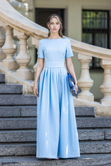 A-line Elegant Short Sleeve Bridesmaid Dress Formal Dresses for Wedding Guest Cocktail Dress Mother of the Bride Dresses