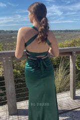 Sheath V Neck Backless Long Slit formal dresses Bridesmaid Dresses evening gown Prom Dress