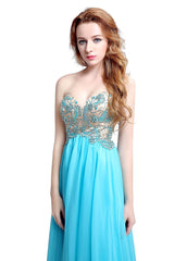 Chic Prom Dress With Beadings