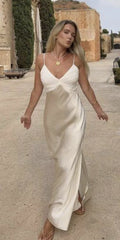 Mermaid Spaghetti Straps Long Prom Dress