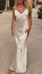 Mermaid Spaghetti Straps Long Prom Dress
