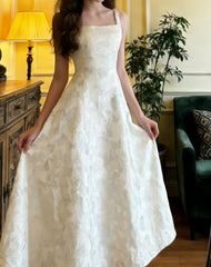 Charming Prom Dress A Line Square Neck Gala Gown Formal Evening Dress Graduation Outfits HZ0319
