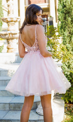 Short Ball-Gown-Style Homecoming Dress 5112J