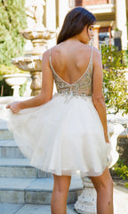 Short Ball-Gown-Style Homecoming Dress 5112J
