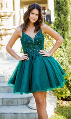 Short Ball-Gown-Style Homecoming Dress 5112J