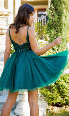 Short Ball-Gown-Style Homecoming Dress 5112J