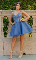 Short Ball-Gown-Style Homecoming Dress 5112J