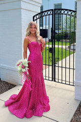 Light Blue Mermaid Spaghetti Straps Long Beaded Prom Dress