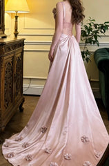Stunning Prom Dress Spaghetti Straps Pleated Formal Gala Gown Evening Dress Party Outfits HZ0319