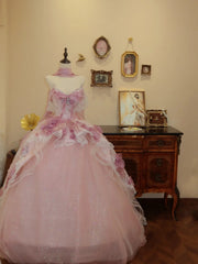 Beauty Ball Gown Sweetheart Evening Dress Quinceanera Dress 18th Birthday Prom Gown HZ0319