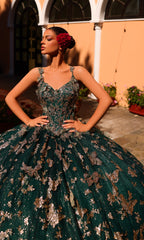 Amarra 54260 Corset Quinceañera Dress with Cloak