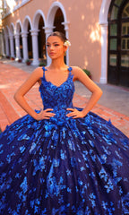 Amarra 54260 Corset Quinceañera Dress with Cloak