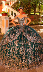 Amarra 54284 Quince Dress with Cathedral Train Cape