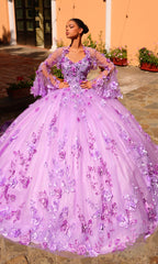 Lilac Purple Quinceañera Dress 54299 by Amarra