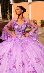 Lilac Purple Quinceañera Dress 54299 by Amarra