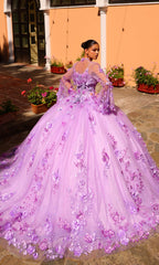 Lilac Purple Quinceañera Dress 54299 by Amarra