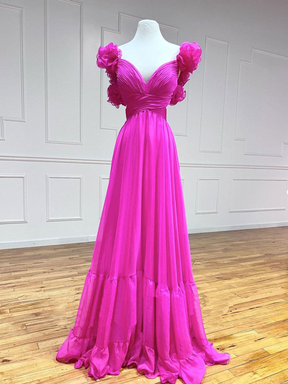 A-Line Backless Long Prom Dresses, Red Long Evening Dresses