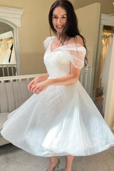 Asymmetrical Tulle A-Line Hen Party Dress