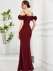 Sweetheart Neck Backless Floor Length  Evening Dresses Bridesmaid Dresses