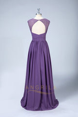 Sleeveless Pleated Chiffon Bridesmaid Dresses