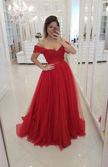 Red Prom Dress 2019, Graduation School Party Gown, Winter Formal Dress