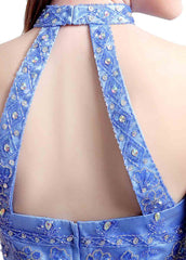 Cut-out Two-piece Evening Dress