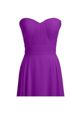 A-line Chiffon Floor Length Bridesmaid Dress
