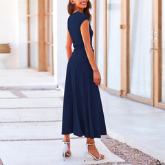 Casual Two Piece Skirt Set Sleeveless Long Ball Gown Suitable For Evening Dresses