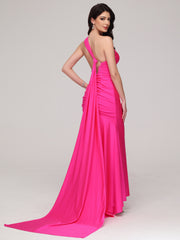 Sheath/Column One-Shoulder Asymmetrical Prom Dress